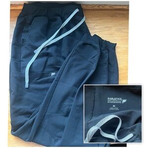 Fabletics Scrubs Joggers with Gray Drawstring